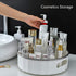 Lazy Susan Turntable - 360 Rotating Spice Rack - Non-Skid Turntable Organizer for Fridge, Cabinet & Bathroom - Lazy Susan Organizer for Bottles and Spices - 2 Pack Fridge Organizers with 2 Jars-Sliver