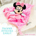 Disney Baby Minnie Mouse Plush Stuffed Animal Snuggler Blanket - Pink