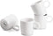 Sweese 409.401 Porcelain Espresso Cups - 3.5 Ounce - Set of 4, White