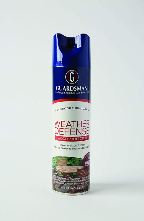 Guardsman 461900 Weather Defense Outdoor Wood Furniture Protector-10 Repels Moisture and Stains-461900, 10 Fl Oz, Clear