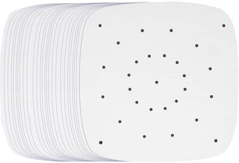 Air Fryer Parchment Paper, 200pcs 8.5 Inch Perforated Unbleached Square Air Fryer Liners,Steaming Parchment Liner, Parchment Paper for Air Fryer, No Burn, Easy Cleanup€¦
