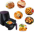 Air Fryer Parchment Paper, 200pcs 8.5 Inch Perforated Unbleached Square Air Fryer Liners,Steaming Parchment Liner, Parchment Paper for Air Fryer, No Burn, Easy Cleanup€¦