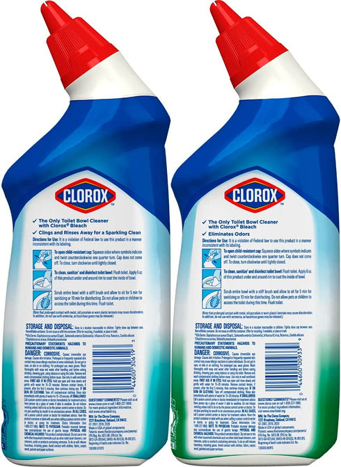 Clorox Toilet Bowl Cleaner With Bleach Variety Pack - (package May Vary), 24 Fl Oz (Pack of 4)