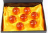 BaodeLi New 7pcs 42MM Large Crystal Acrylic Resin Glass Ball with Gift Box Dragon Transparent Play Balls