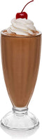 Libbey Fountain Shoppe Milkshake Glasses, Set of 6, Color-Clear
