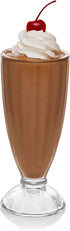 Libbey Fountain Shoppe Milkshake Glasses, Set of 6, Color-Clear