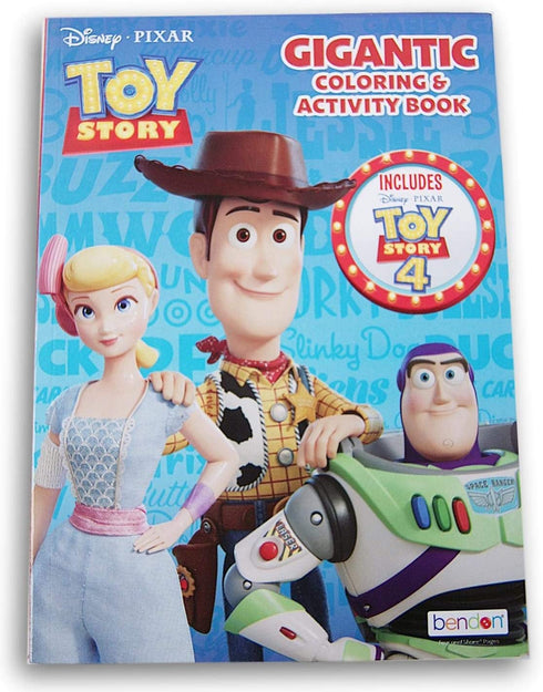 Toy Story 4 Gigantic 224 Page Coloring Book - 7.75 x 10.75 Inches