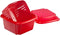 Hutzler Berry Keeper Box, 1 Quart, Red
