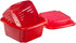 Hutzler Berry Keeper Box, 1 Quart, Red