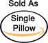 Pillowflex Premium Polyester Filled Pillow Form Insert / Machine Washable (16 Inch by 26 Inch) Rectangle | Made in USA