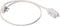 Amazon Basics 3-Foot 2-Prong Indoor Extension Cord Power Strip - Flat Plug - 13 Amps, 1625 Watts, 125 VAC - 2-Pack, White
