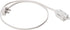 Amazon Basics 3-Foot 2-Prong Indoor Extension Cord Power Strip - Flat Plug - 13 Amps, 1625 Watts, 125 VAC - 2-Pack, White