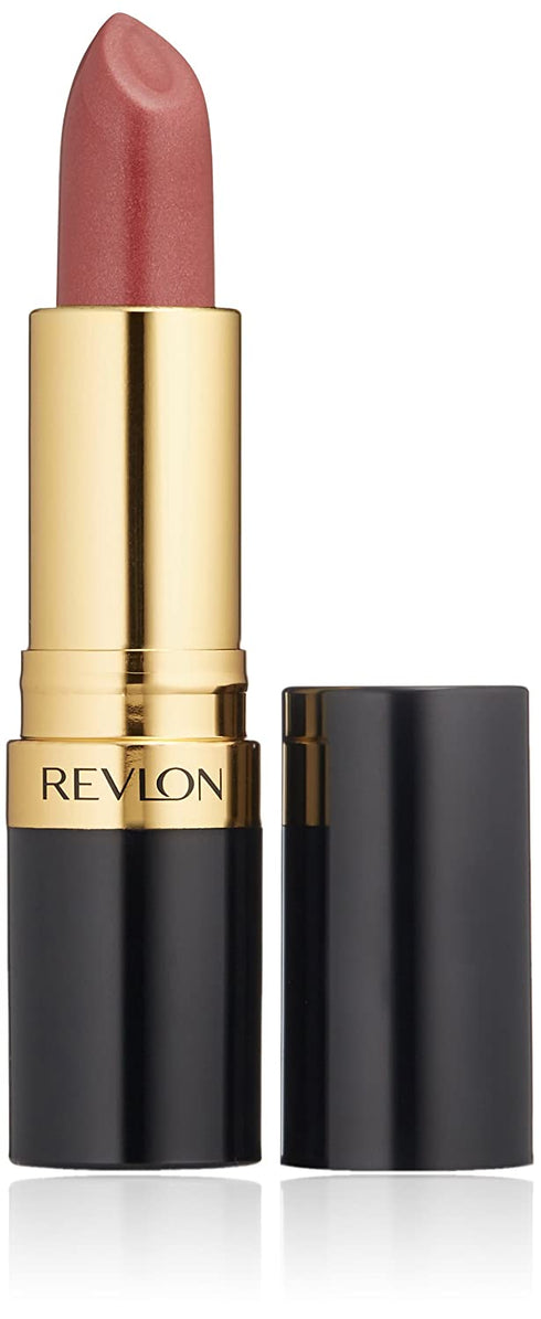 Revlon Super Lustrous Lipstick with Vitamin E and Avocado Oil, Pearl Lipstick in Mauve, 610 Gold Pearl Plum, 0.15 oz (Pack of 2)