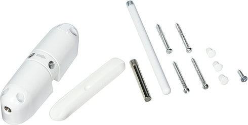 Prime-Line Astra KC10HD Safety Spring Door Closer by Prime-Line Easy to Install to Convert Hinged Doors to Self-Closing Diecast Construction (4-1/4? White, Non-Handed)