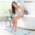 ROSMARUS Memory Foam Bath Rug Non Slip Absorbent Bathroom Rugs with PVC Backing Ultra Soft Bath Room Floor Mat Kitchen Runner Restroom Living Room Carpet,20X 32,Blue