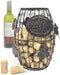 Mind Reader Barrel Metal Wine Cork Holder with Ornaments, Black