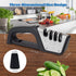 Labraca 4-in-1 Knife Sharpener, Best Chefs choice Knife Sharpener to Help Repair, Restore, and Polish Blades and Sscissor Sharpener, Black