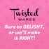 Twisted Wares Oven Mitt - Let's GET Baked - Funny Pot Holder, Heat Resistant Glove - Black