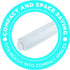 Minky Homecare - VT20600102 5 Line Retractable Clothesline, 72ft, White