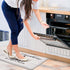 U'Artlines Kitchen Mat Cushioned Anti Fatigue Floor Mat Thick Waterproof Non-Slip Kitchen Rug Heavy Duty Comfort Standing Mat for Home,Office,Desk,Sink,Laundry (17''x28'', Offwhite)