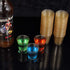 WELLIFE 200 PACK Plastic Gold Glitter Shot Cups, 2OZ Disposable Shot Glasses,Small Hard Plastic Tumblers,Gold Tasting Sampling Cups,Premium Mini Container Perfect for Whiskey, Perfect for Christmas
