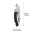 OXO Steel Double Lever Waiter's Corkscrew,Silver/Black,1 CT