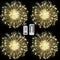 Fairy Firework String Lights,120 LED 8 Modes Dimmable String Fairy Lights with Remote Control,Waterproof Copper Wire Decorative Hanging Starburst Lights for Christmas Decoration (Warmlight)