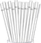 ALINK 12-Pack Reusable Plastic Clear Straws, 13 inch Extra Long Tumbler Straws for 1 Gallon, 64/32 oz Water Bottles, Plus Cleaning Brush