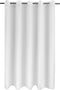 Fabric Shower Curtain No Hooks Needed - TPU Lining & No Liner Required, Hotel Shower Curtain for Bathroom with Built-in Hooks & Bottom Magnets, Waterproof, White, 71x74
