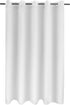 Fabric Shower Curtain No Hooks Needed - TPU Lining & No Liner Required, Hotel Shower Curtain for Bathroom with Built-in Hooks & Bottom Magnets, Waterproof, White, 71x74