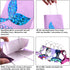 Duufin 40 Pieces Mermaid Party Favors Set Including 20 Packs Mermaid Party Bags Paper Gift Bags and 20 Pieces Flip Sequin Mermaid Tail Keychains for Mermaid Themed Party