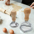 Ravioli Maker Cutter Stamp Mold - Stainless Steel 5 Sets Ravioli Maker Cutter , Wooden Handle Ravioli Maker Stamp, Mold for Cookies, Dumplings, Lasagna, Pierogi, Pasta and More. (Silver)