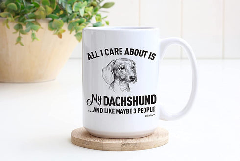 Dachshund Mom Gifts Mug For Christmas Women Men Dad Decor Lover Decorations Stuff I Love Dachshund Coffee Accessories Talking Art Apparel Funny Birthday Home Supplies Products Dog Coffee Cup Mugs