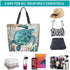 Canvas Tote Bag Large Women Reusable Beach Bags Shoulder Bag Handbag Waterproof for Travel Grocery Shopping
