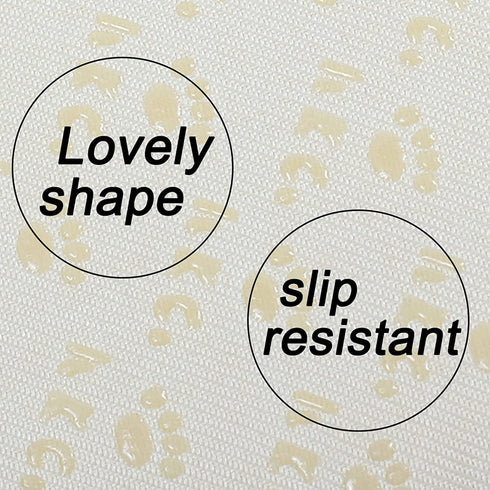 CHDN Memory Foam Seat Cushion Anti-Slip Cute Animal Cover Soft Round Stool Cushion Chair Pad Floor Mat 16 Inch (Bear)