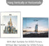 Frametory, 12x16 Aluminum Frame, 8.5x11 Photo with Ivory Mat for Wall Display, Sawtooth Hanger, Swivel Tabs, Spring Clips Great for Photos, Artworks, Posters (Silver, 1-Pack)