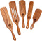 Spurtles Kitchen Tools as seen on tv, 5pcs Spurtles Kitchen Tools As Seen on TV, Natural Teak Wooden Cooking Utensils, Slotted Spurtles Set with Hanging Hole, Heat Resistant Nonstick