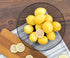 Metal Wire Countertop Fruit Bowl Basket Holder for Kitchen | Black Modern Home Storage Decor Stand - 11 Inch (Round C)