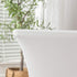 Gelozed 6ft Stretch Spandex Table Cover for Standard Folding Tables - Universal Rectangular Fitted Tablecloth Protector for Wedding ?White, 6FT?