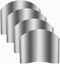 Niupiour Stainless Steel Finger Guards, 4 Packs of Finger Protectors when Cutting, Slicing, Dicing, Chopping Vegatables, Kitchen Tool Knife Shields Guards Avoid Hurting