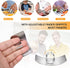 Niupiour Stainless Steel Finger Guards, 4 Packs of Finger Protectors when Cutting, Slicing, Dicing, Chopping Vegatables, Kitchen Tool Knife Shields Guards Avoid Hurting
