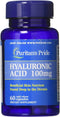 Puritans Pride Hyaluronic Acid 100 mg Capsules, 60 Count