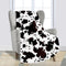 Cow Blanket, Soft Cow Baby Blankets Warm Cozy, Brown Black and White Cow Blankets and Throws Baby Couch Bed Kids Boys Girls Toddler 40x50 Inch