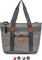 Insulated Cooler Bag Insulated Grocery Beach Thermal Tote Bag Reusable Grocery Bag (Grey, 5 Gallon)