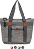 Insulated Cooler Bag Insulated Grocery Beach Thermal Tote Bag Reusable Grocery Bag (Grey, 5 Gallon)