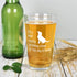 Dog Lover Gift, Its Not Really Drink Alone If The Dog Is Home Beer Pint Glass, 15 Oz Funny Dog Lover Beer Glass for Her Him Friend Dog Lover Family, Funny Gift Idea for Christmas Birthday Daily Use