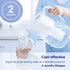 Overbest NSF Certified Pitcher Water Filter, Replacement for Brita® Pitchers and Dispensers, Brita® Classic 35557, OB03, 107007, Pack of 6