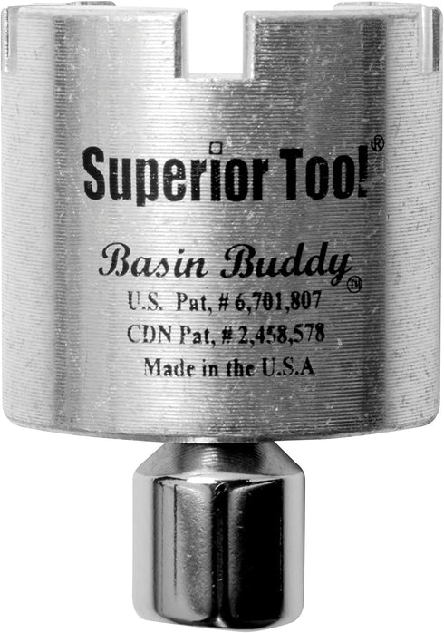 Superior Tool 03825 Basin Buddy Faucet Nut Wrench-Wrench to grab metal, pvc, plastic, and coupling nuts