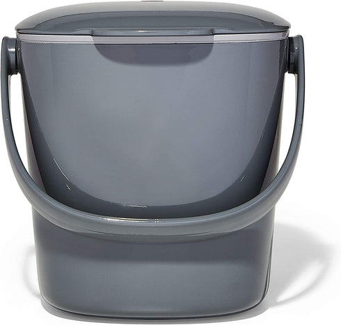 OXO Good Grips Easy-Clean Compost Bin - Charcoal - 0.75 Gal/2.83 L