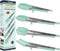 4 Pack Silicone Cooking Kitchen Tongs Kit , BPA Free Non-Stick Stainless Steel BBQ Grilling Locking Food Tong / Pasta Tong/Spatula Tong for Oven Baking Salad Steak Vegetable Serving Tools Utensil Set